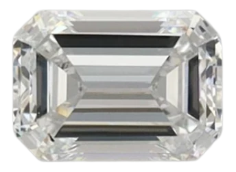 0.56 Carat D VS2 Emerald Lab Diamond