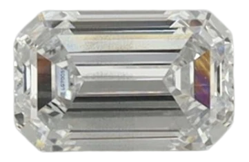 0.57 Carat E SI1 Emerald Lab Diamond