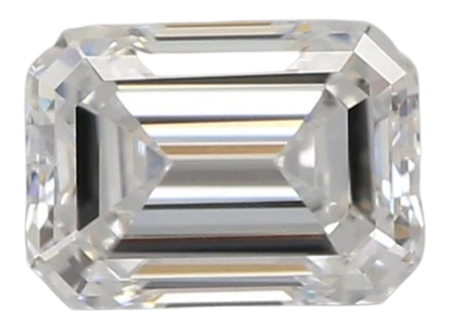 0.57 Carat D VVS2 Emerald Lab Diamond