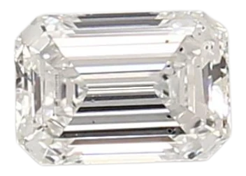 0.59 Carat D SI1 Emerald Lab Diamond