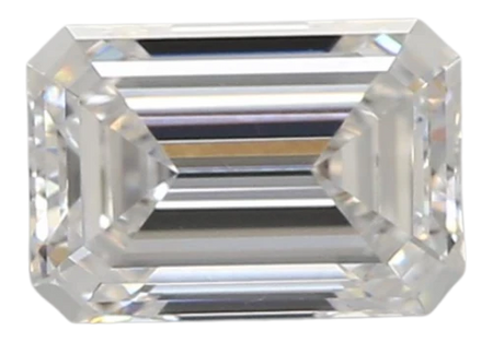 0.59 Carat E VVS2 Emerald Lab Diamond