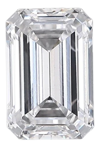 0.7 Carat E VVS2 Emerald Lab Diamond