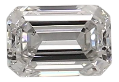 0.72 Carat F SI1 Emerald Lab Diamond