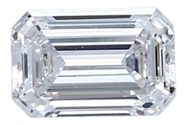 0.74 Carat D VS2 Emerald Lab Diamond