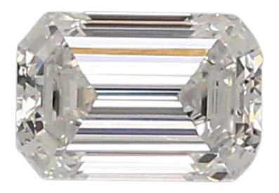 0.77 Carat F VVS1 Emerald Lab Diamond