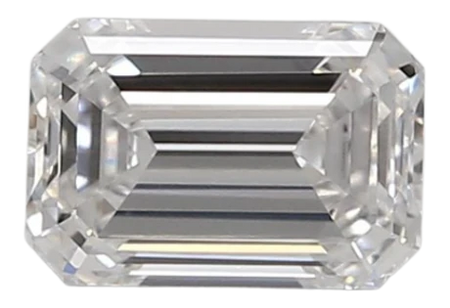 0.82 Carat D VVS2 Emerald Lab Diamond