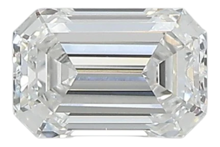0.83 Carat D VVS2 Emerald Lab Diamond