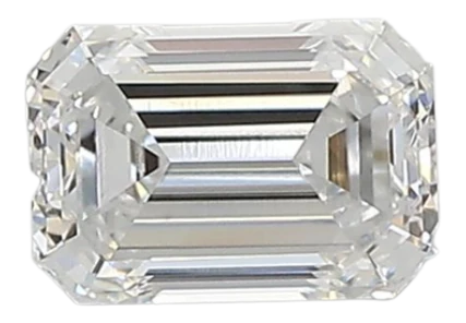0.84 Carat D VVS2 Emerald Lab Diamond
