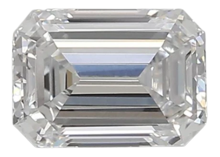 0.86 Carat D VVS2 Emerald Lab Diamond