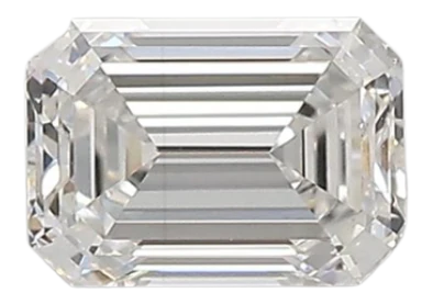 0.87 Carat D VVS2 Emerald Lab Diamond