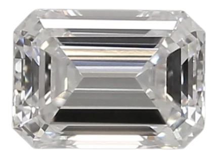 0.88 Carat D VVS2 Emerald Lab Diamond