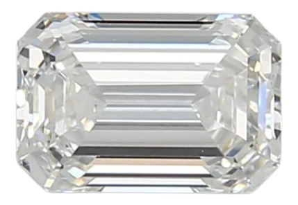 0.88 Carat D VVS2 Emerald Lab Diamond