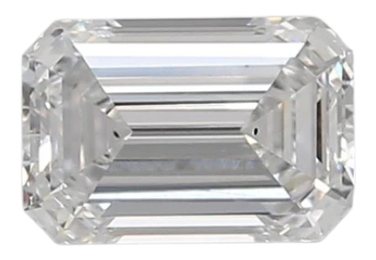0.89 Carat D VS2 Emerald Lab Diamond