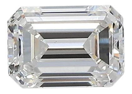 0.9 Carat D VS1 Emerald Lab Diamond