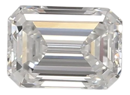 0.91 Carat D VVS1 Emerald Lab Diamond