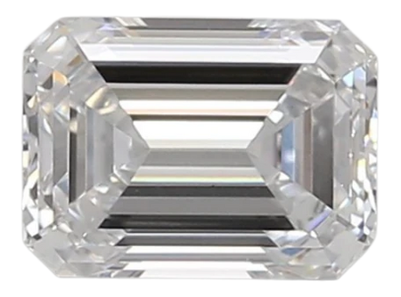 0.91 Carat D VVS2 Emerald Lab Diamond