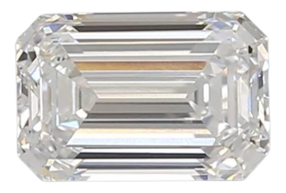 0.91 Carat D VVS2 Emerald Lab Diamond