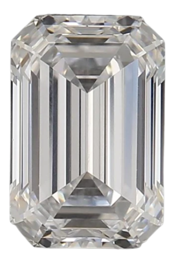 0.91 Carat D VVS2 Emerald Lab Diamond