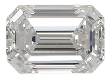 0.92 Carat D VS1 Emerald Lab Diamond