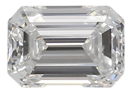 0.92 Carat D VS2 Emerald Lab Diamond