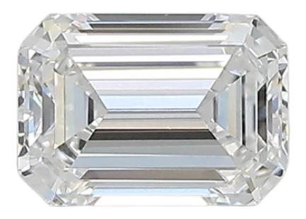 0.92 Carat D VVS1 Emerald Lab Diamond