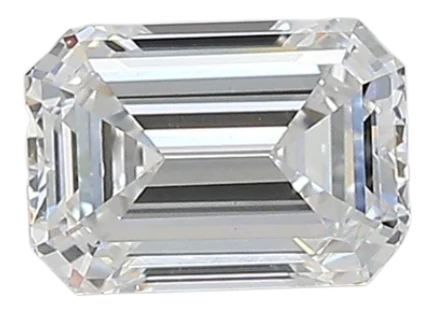 0.92 Carat D VVS2 Emerald Lab Diamond