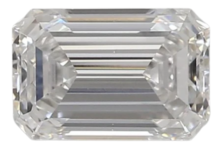 0.92 Carat D VVS2 Emerald Lab Diamond