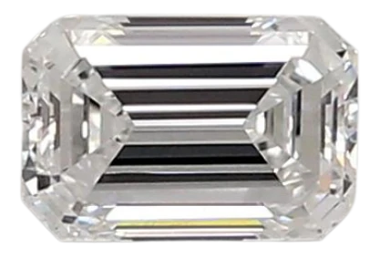 0.92 Carat D VVS2 Emerald Lab Diamond