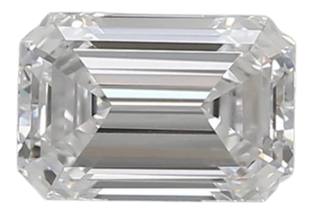 0.92 Carat D VVS2 Emerald Lab Diamond