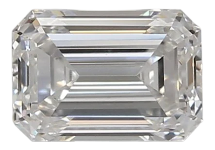 0.92 Carat E VVS2 Emerald Lab Diamond