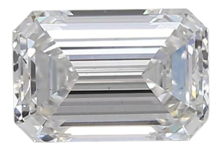 0.93 Carat F VS1 Emerald Lab Diamond