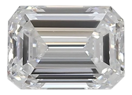 0.93 Carat D VVS1 Emerald Lab Diamond