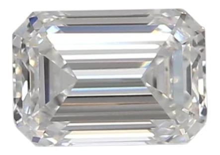 0.93 Carat D VVS2 Emerald Lab Diamond