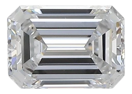 0.93 Carat E VVS2 Emerald Lab Diamond