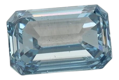 0.94 Carat Blue SI1 Emerald Lab Diamond