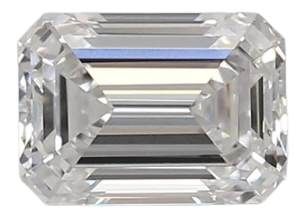 0.94 Carat D VVS1 Emerald Lab Diamond