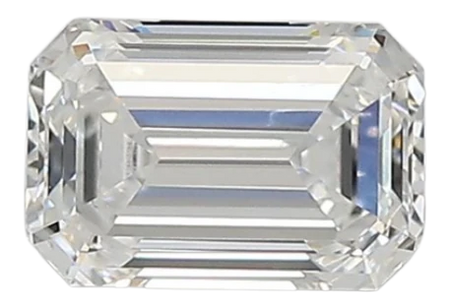 0.94 Carat E VVS1 Emerald Lab Diamond