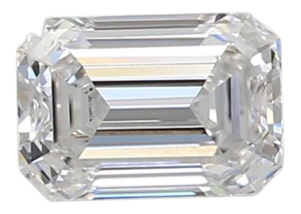0.94 Carat D VVS2 Emerald Lab Diamond