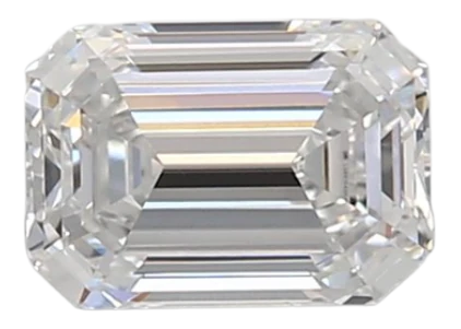 0.94 Carat D VVS2 Emerald Lab Diamond