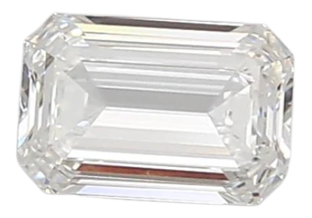 0.94 Carat D VVS2 Emerald Lab Diamond