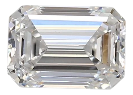 0.94 Carat D VVS2 Emerald Lab Diamond