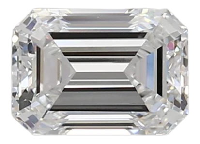 0.94 Carat D VVS2 Emerald Lab Diamond