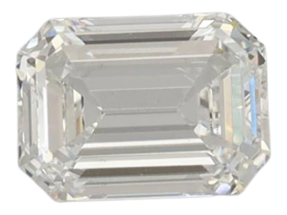 0.94 Carat F VVS2 Emerald Lab Diamond