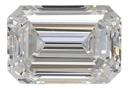 0.95 Carat D VVS1 Emerald Lab Diamond