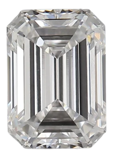 0.95 Carat D VVS2 Emerald Lab Diamond
