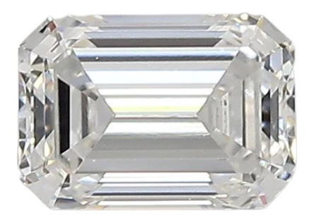 0.95 Carat D VVS2 Emerald Lab Diamond
