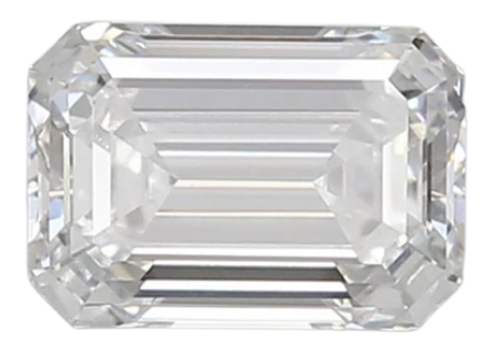 0.96 Carat E VVS2 Emerald Lab Diamond