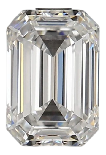0.97 Carat D VVS2 Emerald Lab Diamond