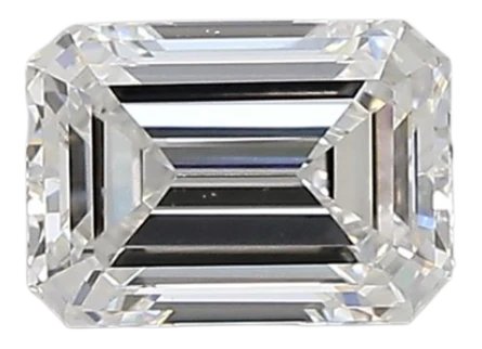 0.97 Carat D VVS2 Emerald Lab Diamond