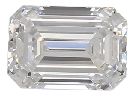 0.98 Carat D VVS1 Emerald Lab Diamond